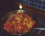 Foto del paso 4 de la receta: Kilauea de arroz basmati erupcionando dados de bonito al curry cocido en leche de coco