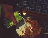 Foto del paso 5 de la receta: Kilauea de arroz basmati erupcionando dados de bonito al curry cocido en leche de coco