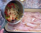 Foto del paso 5 de la receta: Lasaña de pescado rellena de acelgas