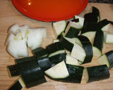 Foto del paso 2 de la receta: Sopa crema de calabacín, guisantes y nabo