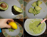 Foto del paso 1 de la receta: Montaditos de revuelto de aguacate y surimi