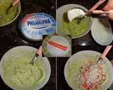Foto del paso 2 de la receta: Montaditos de revuelto de aguacate y surimi