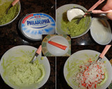 Foto del paso 2 de la receta: Montaditos de revuelto de aguacate y surimi