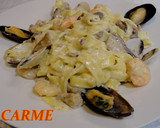 Foto del paso 6 de la receta: Fetuccini al Albariño