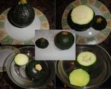 Foto del paso 1 de la receta: Calabacín relleno de setas con jamón