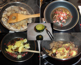 Foto del paso 3 de la receta: Calabacín relleno de setas con jamón