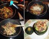 Foto del paso 5 de la receta: Calabacín relleno de setas con jamón