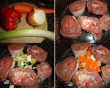 Foto del paso 1 de la receta: Pavo rustido en horno con verduras