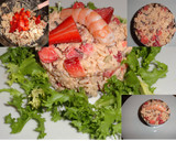 Foto del paso 5 de la receta: Ensalada de arroces con fresones y langostinos