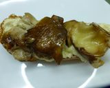 Foto del paso 2 de la receta: Tostada de crema de alcachofas y setas