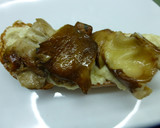 Foto del paso 2 de la receta: Tostada de crema de alcachofas y setas
