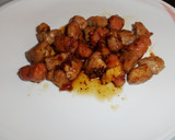Foto del paso 4 de la receta: Tacos de cerdo agridulces con setas