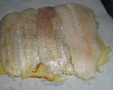 Foto del paso 3 de la receta: Merluza en papillote con costra de almendras