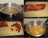 Foto del paso 1 de la receta: Espirales con salchichas y salsa pesto