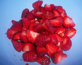 Foto del paso 1 de la receta: Sorbete de fresas y naranjas al cava