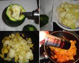 Foto del paso 3 de la receta: Calabacín relleno de manzana y queso curado