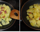 Foto del paso 1 de la receta: Tortilla de patatas y embutido de lomo ibérico