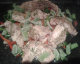 Foto del paso 4 de la receta: Conejo de dieta al horno con verduras