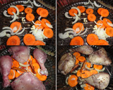 Foto del paso 3 de la receta: Pollo rustido con vino tinto y canela