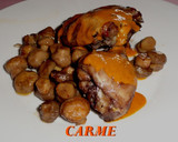 Foto del paso 8 de la receta: Pollo rustido con vino tinto y canela