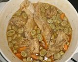 Foto del paso 4 de la receta: Estofado de conejo y habitas