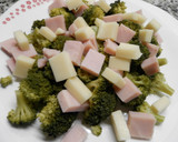 Foto del paso 3 de la receta: Ensalada de brócoli, jamón y queso
