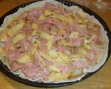 Foto del paso 3 de la receta: Tarta infantil de jamón, queso y cebolla
