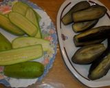 Foto del paso 1 de la receta: Berenjenas y calabacines rellenos para niños