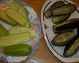 Foto del paso 1 de la receta: Berenjenas y calabacines rellenos para niños