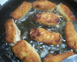 Foto del paso 4 de la receta: Rollitos de lomo fritos, rellenos de queso de cabra y mermelada