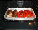 Foto del paso 1 de la receta: Espencat de pimientos rojos, berenjenas y bacalao
