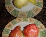 Foto del paso 2 de la receta: Peras asadas con jamón y queso