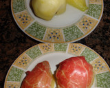 Foto del paso 2 de la receta: Peras asadas con jamón y queso