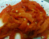 Foto del paso 3 de la receta: Solomillo de cerdo con pimientos y crujiente de cebolla