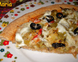 Foto del paso 5 de la receta: Pizza semi integral de verdura