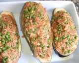 Foto del paso 6 de la receta: Berenjenas rellenas de quinoa y pollo
