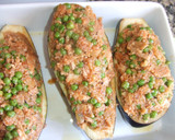 Foto del paso 6 de la receta: Berenjenas rellenas de quinoa y pollo