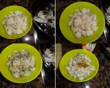 Foto del paso 1 de la receta: Montaditos de bacalao agridulce gratinados