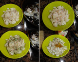 Foto del paso 1 de la receta: Montaditos de bacalao agridulce gratinados