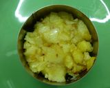 Foto del paso 2 de la receta: Entrante de patata, pimientos y bacalao