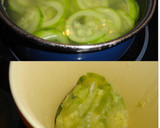 Foto del paso 2 de la receta: Crema de calabacín con mousse de queso