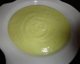 Foto del paso 3 de la receta: Crema de calabacín con mousse de queso
