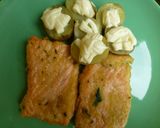 Foto del paso 5 de la receta: Salmón fresco en tempura con patatas alioli
