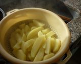 Foto del paso 4 de la receta: Pollo casero al horno con papas