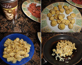 Foto del paso 3 de la receta: Empanadillas de hojaldre rellenas de champiñones y carne