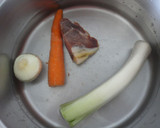 Foto del paso 1 de la receta: Judías verdes con crema de jamón