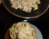 Foto del paso 3 de la receta: Berenjenas rellenas de carne y champiñones