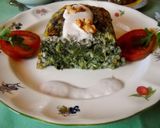 Foto del paso 6 de la receta: Pastel de espinacas con salsa de nueces