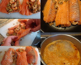 Foto del paso 4 de la receta: Salmón relleno de gambas