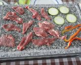 Foto del paso 5 de la receta: Presa ibérica a la piedra con verduras